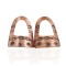 Handmade Certified Authentic Navajo Pure Copper Stud Native American Earrings 1 24435-2