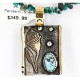 12kt Gold Filled and .925 Sterling Silver Handmade Rose Certified Authentic Navajo Turquoise Native American Necklace 371007017698 12kt Gold Filled and .925 Sterling Silver Handmade Rose Certified Authentic Navajo Turquoise Native American Necklace 371007017698