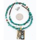 12kt Gold Filled and .925 Sterling Silver Handmade Rose Certified Authentic Navajo Turquoise Native American Necklace 371007017698 12kt Gold Filled and .925 Sterling Silver Handmade Rose Certified Authentic Navajo Turquoise Native American Necklace 371007017698