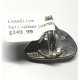 Handmade .925 Sterling Silver Certified Authentic Navajo Natural White Buffalo Native American Ring 18315