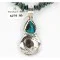 Vintage Style OLD Buffalo Coin Navajo .925 Sterling Silver Turquoise Native American Necklace 390747398141