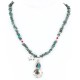 Vintage Style OLD Buffalo Coin Certified Authentic Navajo .925 Sterling Silver Turquoise Native American Necklace 390747398141