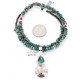 Vintage Style OLD Buffalo Coin Certified Authentic Navajo .925 Sterling Silver Turquoise Native American Necklace 390747398141