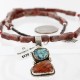 Handmade Certified Authentic Navajo .925 Sterling Silver Natural Spiny Oyster and Turquoise Native American Necklace 370959768947