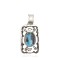 Nickel Bear Paw Certified Authentic Handmade Navajo Natural Turquoise Native American Necklace 12810-1