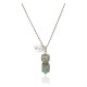 Handmade Navajo .925 Sterling Silver Natural Turquoise Native American Necklace 10050