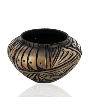 Certified Authentic Handmade Navajo Holbrook Native American Pottery 102490-3