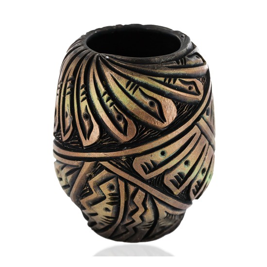 Handmade Certified Authentic Navajo Holbrook Native American Pottery 102491-1 Handmade Certified Authentic Navajo Holbrook Native American Pottery 102491-1