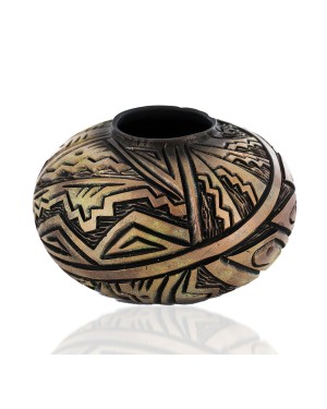Certified Authentic Handmade Navajo Holbrook Native American Pottery 102491-4