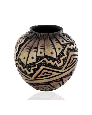 $250 Handmade Certified Authentic Navajo Holbrook Native American Pottery 102491-6