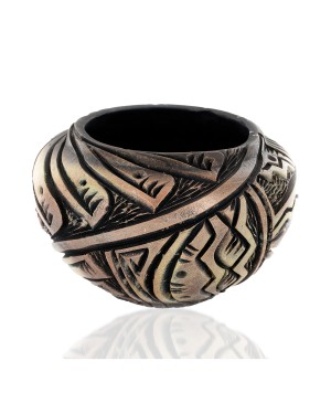 Handmade Certified Authentic Navajo Holbrook Native American Pottery 102493-6