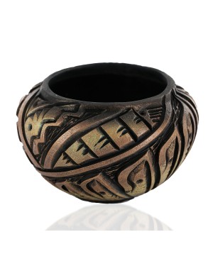 Handmade Certified Authentic Navajo Holbrook Native American Pottery 102493-7