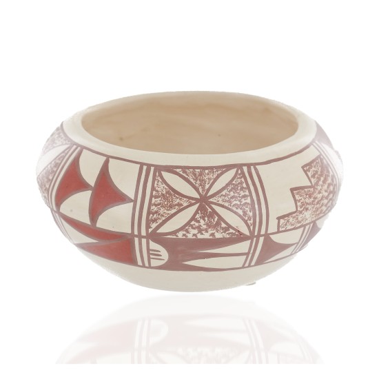 $150 Handmade Handpainted Certified Authentic Hopi R.Tsinnij Keams Canyon Native American Pottery 102494-10