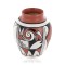 $240 Handmade Handpainted Certified Authentic Hopi R.Tsinnij Keams Canyon Native American Pottery 102494-15