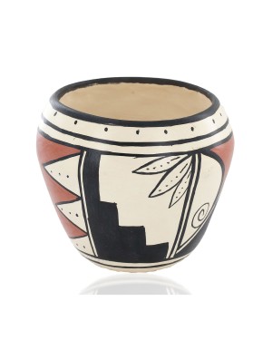 $200 Handmade Handpainted Certified Authentic Hopi R.Tsinnij Keams Canyon Native American Pottery 2 102494-4