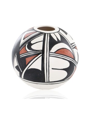 $200 Handmade Handpainted Certified Authentic Hopi R.Tsinnij Keams Canyon Native American Pottery 1 102494-5
