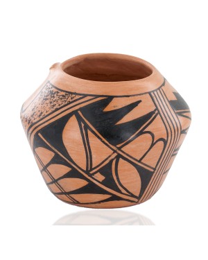 $150 Handmade Handpainted Certified Authentic Hopi R.Tsinnij Keams Canyon Native American Pottery  102494-9