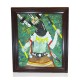 $600 Apache Painted by Certified Authentic Acrylic Mish-Ka-Le' Native American Painting  10793