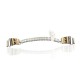 Wave 12kt Gold Filled and .925 Sterling Silver Handmade Certified Authentic Navajo Natural Native American Watchband 11120