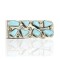 Handmade Certified Authentic Signed Zuni Nickel Natural Turquoise Nuggets Native American Money Clip 11246