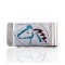 Horse Head .925 Sterling Silver Ray Begay Certified Authentic Handmade Navajo Native American Natural Turquoise Coral Money Clip 11253-3