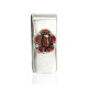 Handmade Certified Authentic Navajo .925 Sterling Silver Natural Coral Nuggets Native American Money Clip 1128 Handmade Certified Authentic Navajo .925 Sterling Silver Natural Coral Nuggets Native American Money Clip 1128