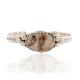 Handmade Certified Authentic .925 Sterling Silver Navajo Natural Boulder Turquoise Native American Bracelet 12448-00