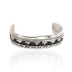 Handmade Certified Authentic Mountain Navajo .925 Sterling Silver Baby Native American Bracelet 12505