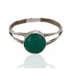 925 Sterling Silver Handmade Certified Authentic Navajo Natural Turquoise Native American Ring  12511-1