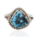 925 Sterling Silver Handmade Certified Authentic Navajo Natural Turquoise Native American Ring  12512