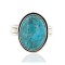 Handmade Certified Authentic Navajo .925 Sterling Silver Natural Turquoise Native American Ring  12521