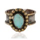 12kt Gold Filled 925 Sterling Silver Handmade Certified Authentic Navajo Natural Native American Ring 12623-1 12kt Gold Filled 925 Sterling Silver Handmade Certified Authentic Navajo Natural Native American Ring 12623-1