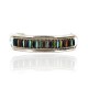 Handmade Certified Authentic Zuni .925 Sterling Silver Multicolor Turquoise Native American Bracelet 12665