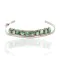 Handmade Zuni .925 Sterling Silver Petit Point Natural Turquoise Native American Bracelet 12667-00 Handmade Zuni .925 Sterling Silver Petit Point Natural Turquoise Native American Bracelet 12667-00