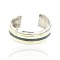 Handmade Certified Authentic Navajo Pure Nickel Brass Natural Chips Turquoise Native American Bracelet 12838-2