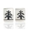 Handmade Kachina Certified Authentic Hopi .925 Sterling Silver Stud Native American Earrings 12854-4