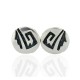 Handmade Certified Authentic Hopi .925 Sterling Silver Stud Native American Earrings 5 12855-7 Handmade Certified Authentic Hopi .925 Sterling Silver Stud Native American Earrings 5 12855-7