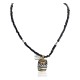 Horse 12kt Gold Filled and .925 Sterling Silver Handmade Certified Authentic Navajo Natural Turquoise Purple Goldstone Native American Necklace 14456-14-10225