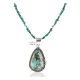 Handmade Navajo .925 Sterling Silver Natural Turquoise Native American Necklace 14985 Handmade Navajo .925 Sterling Silver Natural Turquoise Native American Necklace 14985