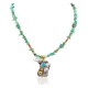 12kt Gold Filled and .925 Sterling Silver Wavy Storyteller Handmade Certified Authentic Navajo Coral Turquoise Native American Necklace 15037-21-15781 12kt Gold Filled and .925 Sterling Silver Wavy Storyteller Handmade Certified Authentic Navajo Coral Turquoise Native American Necklace 15037-21-15781