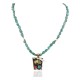 12kt Gold Filled .925 Sterling Silver Buffalo Handmade Certified Authentic Navajo White and Turquoise Coral Native American Necklace 1507-8-15781 12kt Gold Filled .925 Sterling Silver Buffalo Handmade Certified Authentic Navajo White and Turquoise Coral Native American Necklace 1507-8-15781