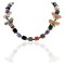 Certified Authentic Carved Horse Navajo .925 Sterling Silver Natural Black Onyx Tigers Eye Amethyst Jasper Hematite Native American Necklace 15422-1