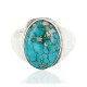 Handmade Certified Authentic Navajo .925 Sterling Silver Natural Turquoise Native American Ring 16448 Handmade Certified Authentic Navajo .925 Sterling Silver Natural Turquoise Native American Ring 16448