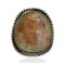 Handmade Certified Authentic Signed by M Navajo .925 Sterling Silver Natural Turquoise Native American Ring  16459