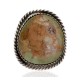 Handmade Certified Authentic Signed by M Navajo .925 Sterling Silver Natural Turquoise Native American Ring  16459