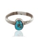 Certified Authentic 925 Sterling Silver Handmade Navajo Natural Turquoise Native American Ring 16803-000 Certified Authentic 925 Sterling Silver Handmade Navajo Natural Turquoise Native American Ring 16803-000