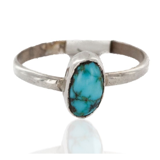 Rare 925 Sterling Silver Handmade Certified Authentic Navajo Navajo Native American Ring  16803-00000
