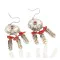 Handmade .925 Sterling Silver Navajo Dream Catcher Coral Native American Dangle Earrings 17571 Handmade .925 Sterling Silver Navajo Dream Catcher Coral Native American Dangle Earrings 17571