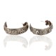 Handmade Certified Authentic Navajo Storyteller .925 Sterling Silver Native American Earrings  17863