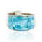 Handmade Certified Authentic Mosaic Inlay Signed Navajo .925 Sterling Silver Natural Turquoise Native American Ring  17923